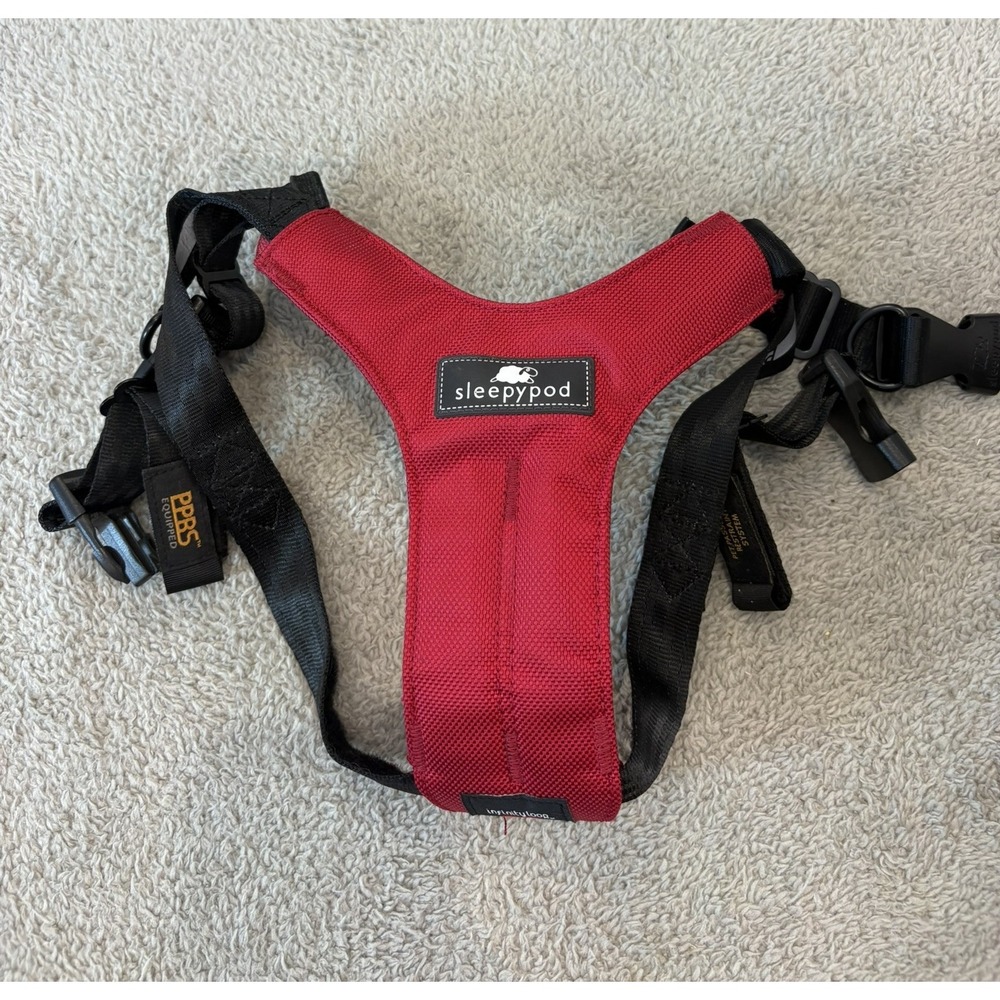 Sleepypod Clickit Sport Small Dog Safety Harness Red Small PPRS Travel Walk
